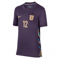 Maglia Calcio Inghilterra Kieran Trippier #12 Seconda Divisa Donna Europei 2024 Manica Corta